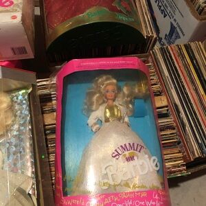 Barbie Summit Doll in Gold and White Gown